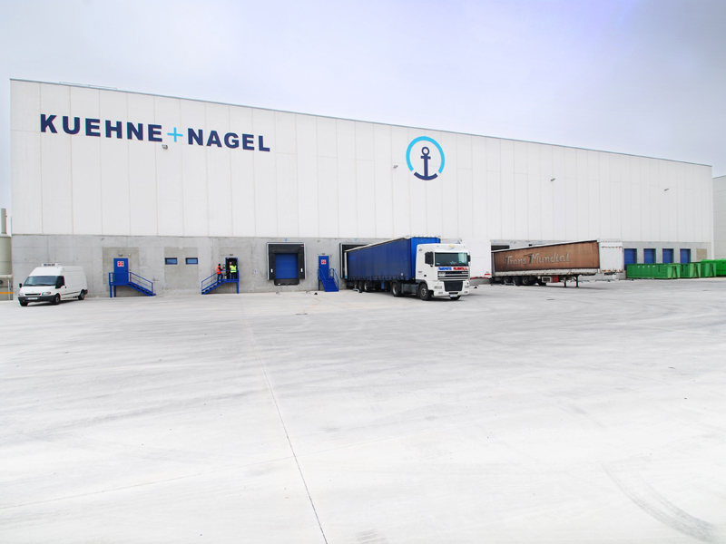 Plateforme logistique KUEHNE + NAGEL 15.000 m2