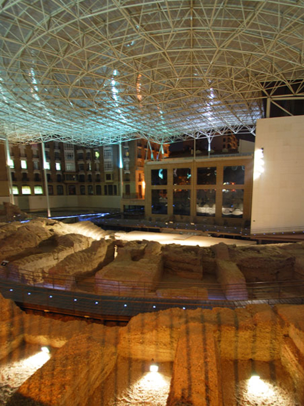 LEVITEC, proyectos teatro romano de Zaragoza