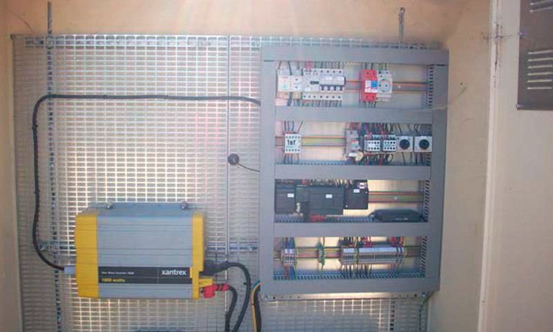 Electrificación compuertas, Bardenas